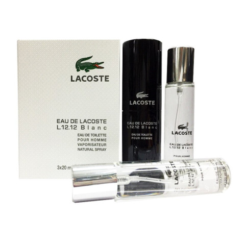 Lacoste Eau De Lacoste L.12.12 Blanc, 3*20 ml 