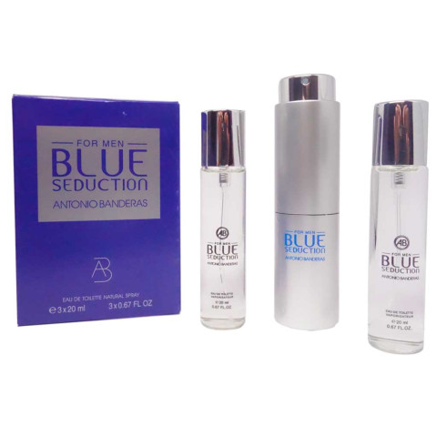 Antonio Banderas Blue Seduction Men, edp., 3*20 ml 