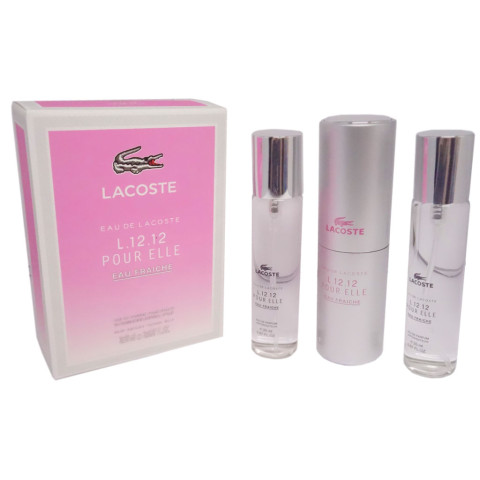 Laoste Eau De L.12.12 Pour Elle Eau Fraiche, edp., 3*20 ml