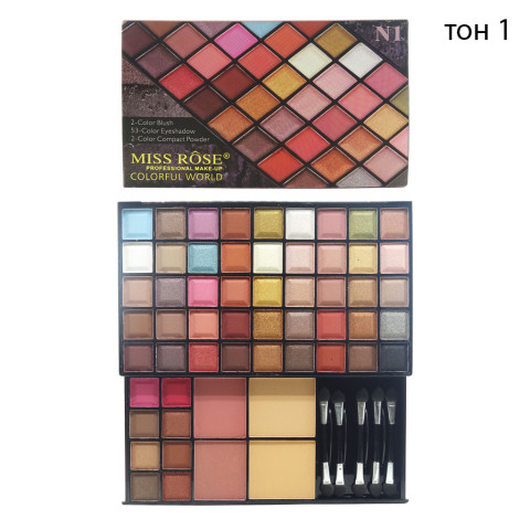 Miss Rose Professional Make-Up Colorful World тон 1 Miss Rose Professional Make-Up Colorful World тон 1