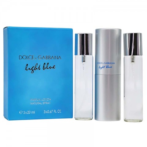 Dolce & Gabbana Light Blue, 3*20 ml