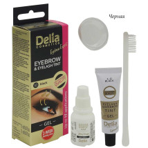Delia Гель-краска для бровей и ресниц 1.0 черная, 15 ml