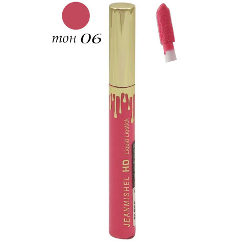 Jeanmishel Жидкая Губная Помада № 06 HD Liquid Lipstick GLOSS, 10 ml  