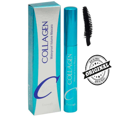 Тушь Collagen Waterproof Volume Mascara, 9ml (водостойкая) 