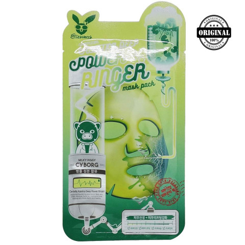 ЕЛЗ Power Ringer Маска Для Лица На Тканевой Основе Centella Asiatica Deep Power Ring Mask Pack, 23мл