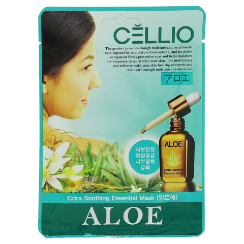 Cellio Тканевая Маска Для Лица Алоэ