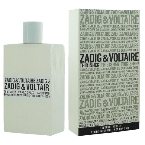 Тестер Zadig & Voltaire This Is Her Pour Elle, edp., 100 ml Woman Тестер Zadig & Voltaire This Is Her Pour Elle, edp., 100 ml Woman