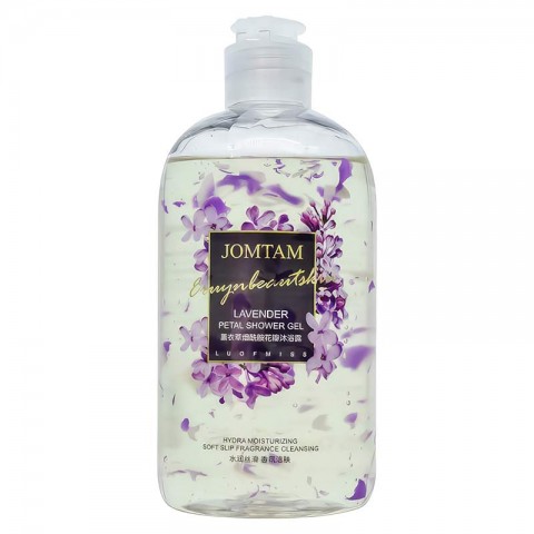 Гель для душа с лепестками мыла Jomtam Lavender Petal Shower Gel, 350ml