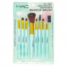 Набор кистей для макияжа Mac 8 шт.(зеленый цвет)