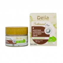 Восстанавливающий крем для лица Delia Botanical Flow Smoothing & Regenerating Day & Night Cream 50mg