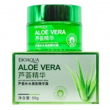 BioAqua Aloe Vera 92% Освежающий и увлажняющий крем-гель для лица и шеи с экстрактом алоэ вера, 50mg.