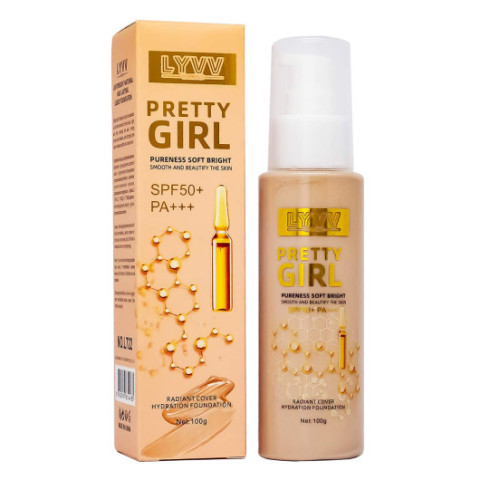 Тональный крем Livv Pretty Girl SPF50+ PA+++ , 100g Тональный крем Livv Pretty Girl SPF50+ PA+++ , 100g
