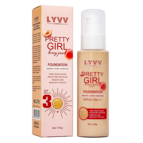 Тональный крем Livv Pretty Girl 24HR Peach, 100g Тональный крем Livv Pretty Girl 24HR Peach, 100g