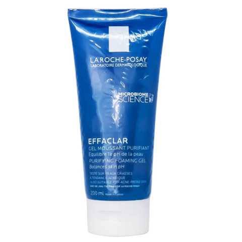 Очищающий пенящийся гель для чувствительной, жирной кожи La Roche- Posay Effaclar, 200ml