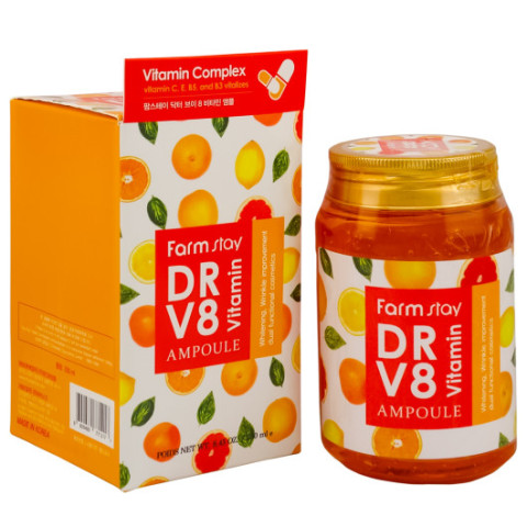 Сыворотка Для Лица Farm Stay DRV8 Vitamin Ampoule, 250 ml Сыворотка Для Лица Farm Stay DRV8 Vitamin Ampoule, 250 ml