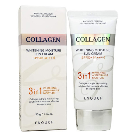 Солнцезащитный крем Enough Collagen Whitening Moisture Sun Cream SPF50PA+++ 50g Солнцезащитный крем Enough Collagen Whitening Moisture Sun Cream SPF50PA+++ 50g