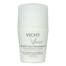Шариковый дезодорант-антиперспирант Vichy Déodorant anti-transpirant Peau sensible 48 H Roll-on (белый)