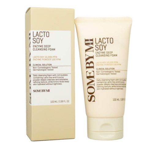 Глубокоочищающая пенка с ферментами соевого молока Some By Mi Lacto Soy Enzyme Deep Cleansing Foam,100ml