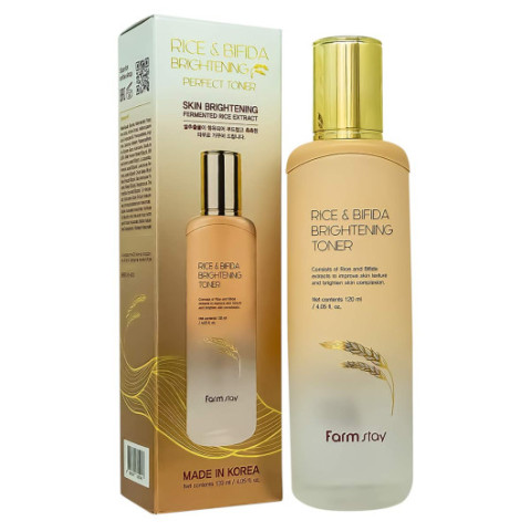 Тонер для лица Farmstay Rice & Bifida Brightening, 120ml Тонер для лица Farmstay Rice & Bifida Brightening, 120ml