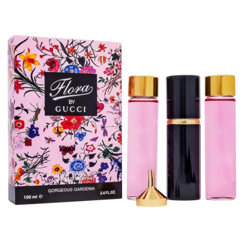 Набор 3в1 Gucci Flora Gorgeus Gardenia, 100ml