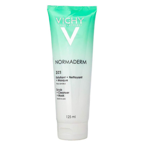 Очищающее средство Vichy Normaderm 3 в 1 (гель, маска и скраб), 125ml