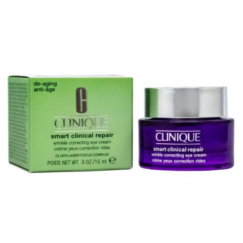 Интеллектуальный антивозрастной крем для кожи вокруг глаз Clinique Smart Clinical Repair Wrinkle Correcting Eye Cream, 15ml Интеллектуальный антивозрастной крем для кожи вокруг глаз Clinique Smart Clinical Repair Wrinkle Correcting Eye Cream, 15ml
