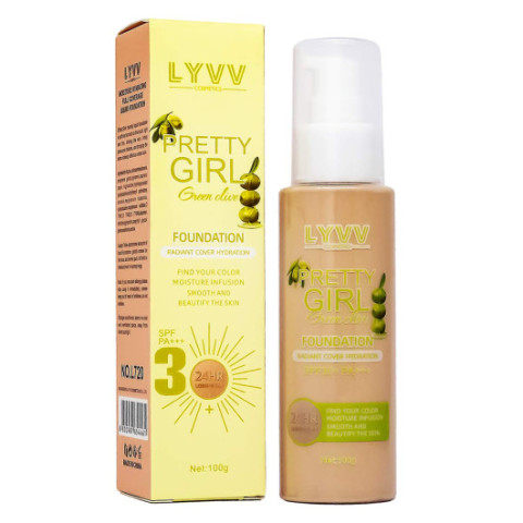 Тональный крем Livv Pretty Girl 24HR Green Olive, 100g Тональный крем Livv Pretty Girl 24HR Green Olive, 100g