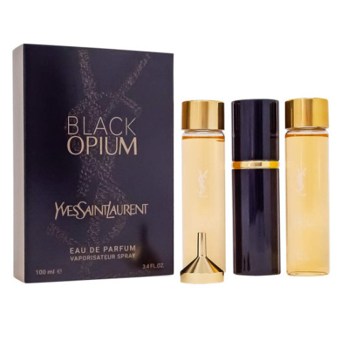 Набор 3в1 Yves Saint Laurent Opium Black, 100ml