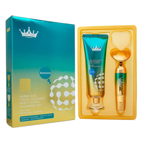 Набор для очищения лица Queens Magic Amino Acid Facial Cleanser Moisturizing Cleansing Set