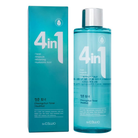 Антивозрастной тонер для лица  Dr Cellio Suboon Toner 4in1, 300ml