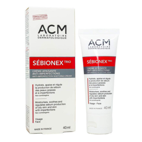 Успокаивающий крем для лица Sebionex Trio, 40g