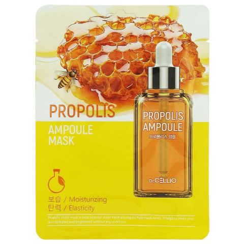 Dr.Cellio Potato Ampoule Тканевая Маска С Прополисом