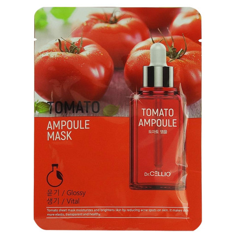 Dr.Cellio Tomato Ampoule Тканевая Маска С Экстрактом Томата