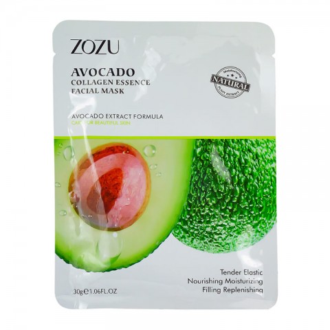 Маска для лица Zozu Avocado+Collagen