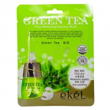 Маска для лица с 'экстрактом зеленого чая Ekel Green Tea