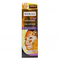 Отбеливающая маска-пленка для лица Wokali Gold Caviar Mask
