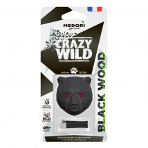 Меловой авто-парфюм на дефлектор 3D Medori Crezy Wild Black Wood