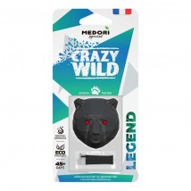 Меловой авто-парфюм на дефлектор 3D Medori Crezy Wild Legend