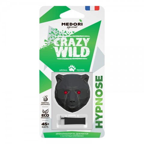 Меловой авто-парфюм на дефлектор 3D Medori Crezy Wild Hypnose