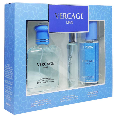 Подарочный набор Uniflame Vercage Men (50ml+20ml+88ml), edp