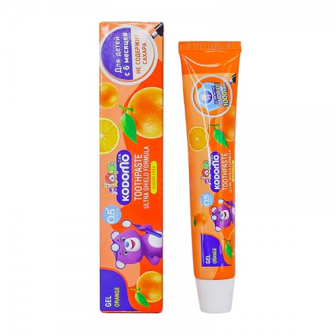 Зубная паста для детей от 6 мес. с ароматом апельсина Lion Kodomo 40g