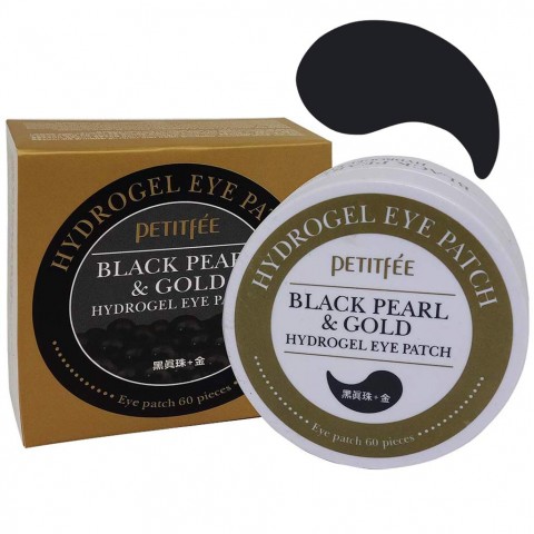 Патчи Petitfee Black Pearl & Gold Hydrogel Eye (Черные)