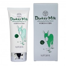 Пенка для умывания XUEQIER Donkey Milk whiteming hydrating cleanser 150ml