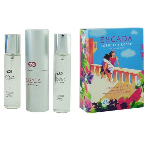 Esacada Sorbetto Rosso Limited Edition, edp., 3x20 ml Esacada Sorbetto Rosso Limited Edition, edp., 3x20 ml