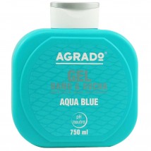 Agrado Гель Для Ванн И Душа " Aqua Blue " Увлажняющий, 750 мл