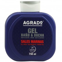 Agrado Гель Для Ванн Морская Соль " Marine Salts " Увлажняющий, 750 мл