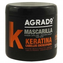 Agrado Маска Кератиновая " Keratin" Питательно-Восстанавливающий, Д/Вьющихся Волос, 500 мл