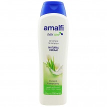 Amalfi Шампунь - Крем Семейный Натуральный " Natural Cream ", для Всех Типов Волос, 750 мл