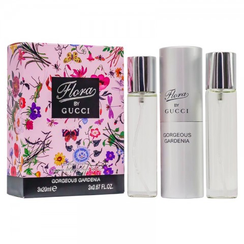 Gucci By Flora Gorgeous Gardenia, edp., 3x20 ml(цветочек)