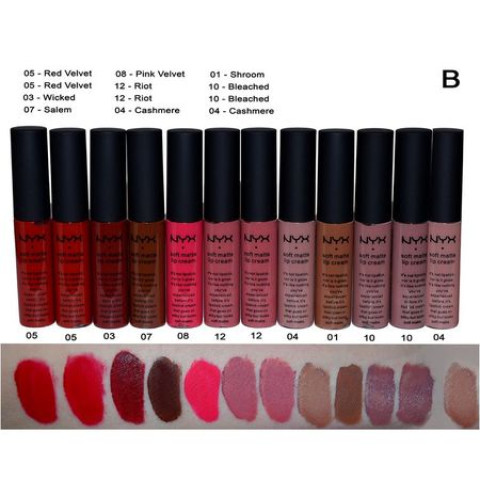 Матовый Блеск Nyx Soft Matte, (Черные), тон В